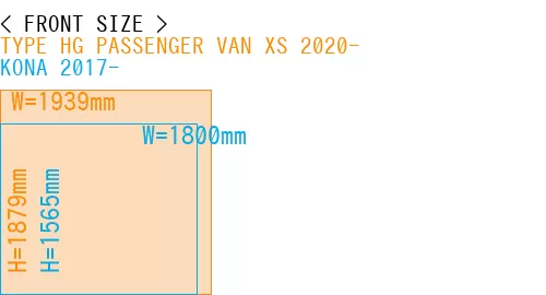 #TYPE HG PASSENGER VAN XS 2020- + KONA 2017-